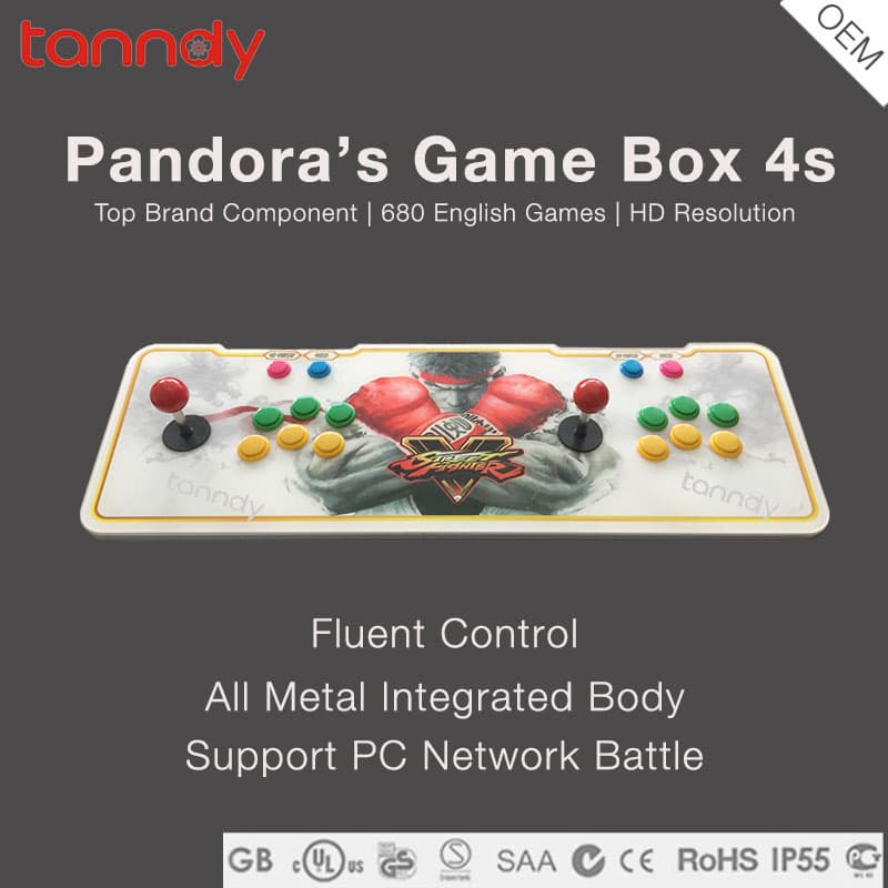 HD Metal Box Classical fighting game machine console Pandora